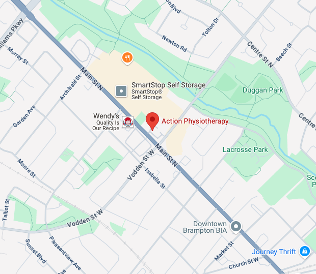 Map to Action Physiotherapy in Brampton, ON